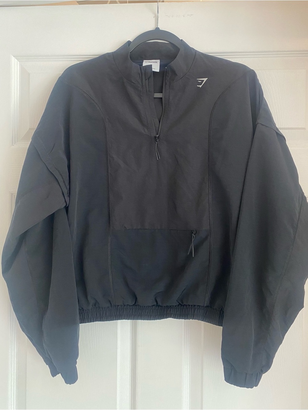 Gymshark Black Quarter-Zip Training Pullover